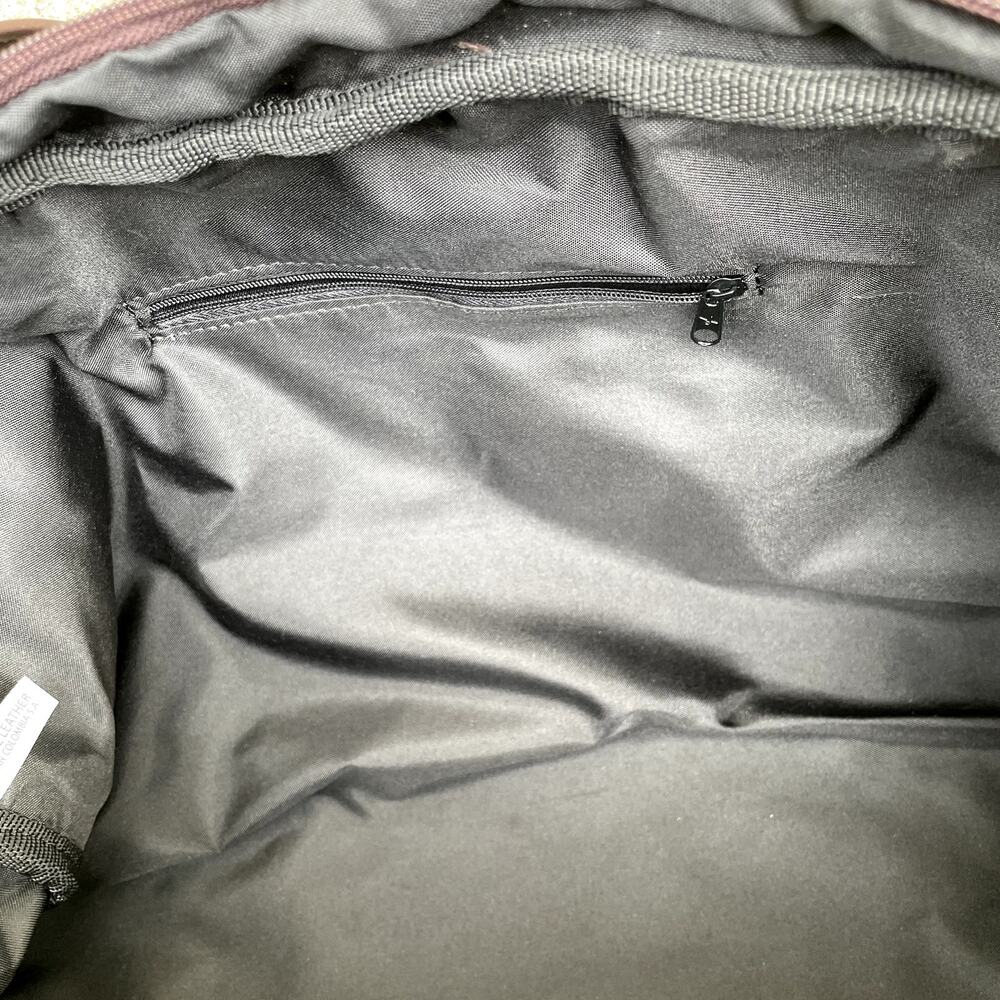 Brown Leather Cal Club California Golf Club SF Bag Embroidered "CK" Initials - Picture 8 of 13